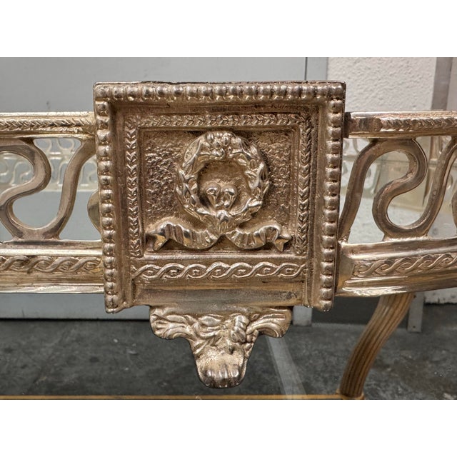 Silver Castilian Silver Plate Mirrored Three Piece Centerpiece Display, Vintage For Sale - Image 8 of 12