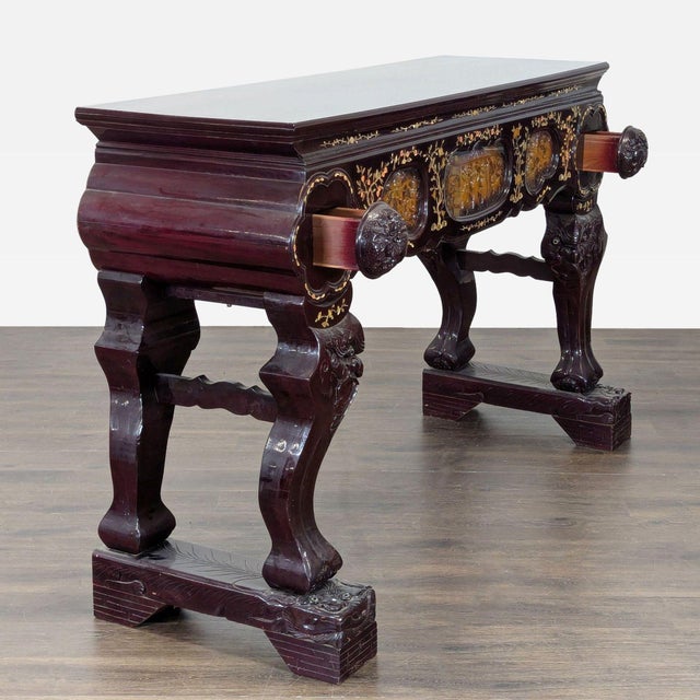 Chinese Vintage Chinese Ancestral Altar Table For Sale - Image 3 of 12