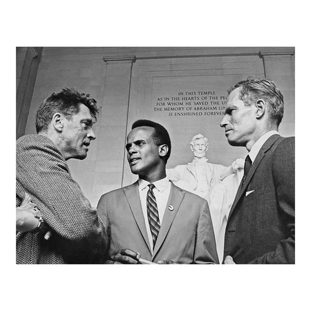 'Actors at Civil Rights March' Unframed Archival Pigment Print For Sale