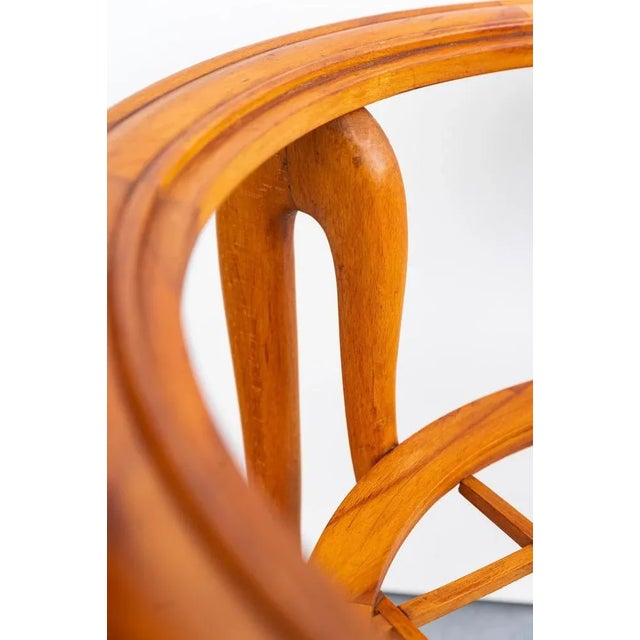 1940s Round Table in the style of Gio Ponti, 1940s For Sale - Image 5 of 9