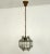 Metal Italian Brass and Cut Glass Pendant Lamp, 1960s For Sale - Image 7 of 14