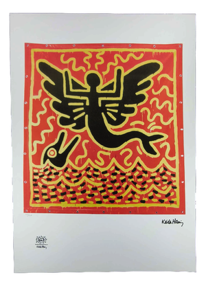 After Keith Haring, Figurative Composition, 1990s, Limited Edition Lithograph