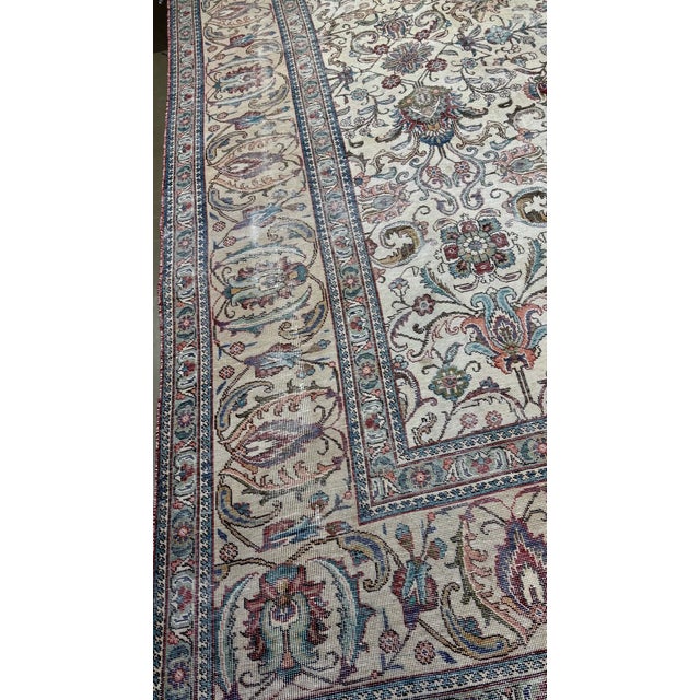 Vintage Decorative Carpet For Sale - Image 4 of 9