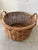 Farmhouse Mid 20th Century Rustic French Woven Grapevine Gathering Basket For Sale - Image 3 of 12