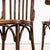 Vintage Bistro Dining Chairs in Dark Oak Bentwood, 1950s, Set of 6 For Sale - Image 6 of 10