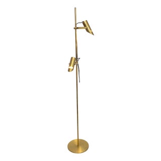 Italian Brass Floor Lamp attributed to Goffredo Reggiani for Reggiani, 1970s For Sale