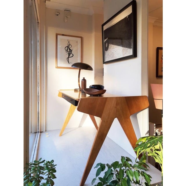 Vintage Desk by Helmut Magg for WK Möbel, 1950s For Sale - Image 9 of 10