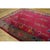 Art Deco 1920s Ruby Red Floral Vase Antique Chinese Art Deco Knotted Wool Rug 9' X 11'9" For Sale - Image 3 of 10