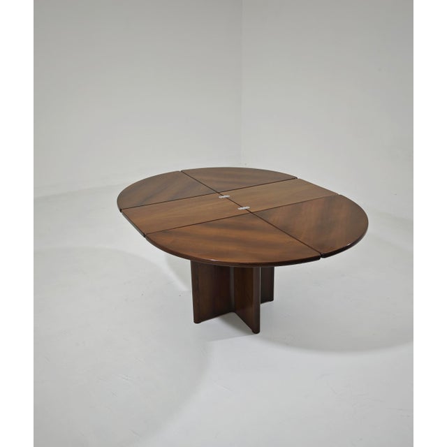 1970s Extendable Wooden Dining Table, 1970s For Sale - Image 5 of 15