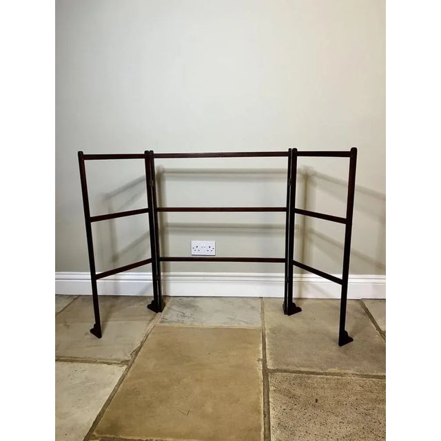 Edwardian Mahogany Folding Clothes Airer, 1900s For Sale - Image 4 of 6