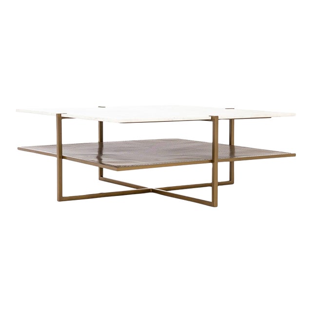 Four Hands Olivia Square Coffee Table For Sale