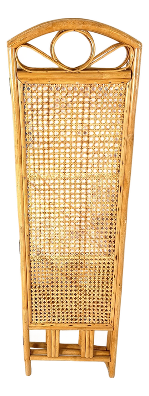 Vintage Bamboo Folding Screen, 1970s
