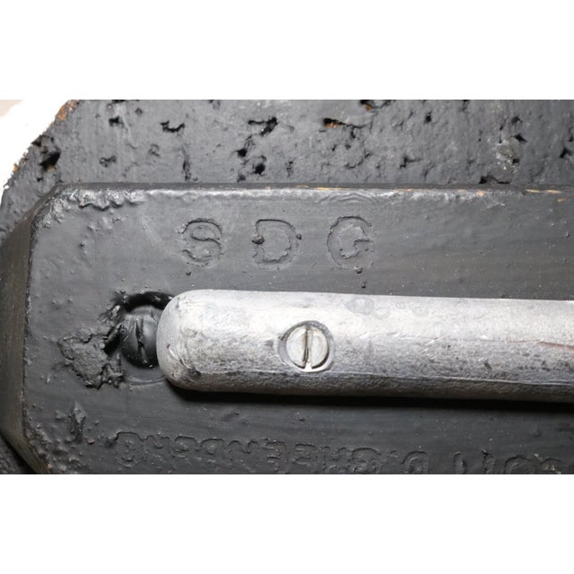 Antique Hand Carved Wood Folk Art Black Goose Duck Decoy Bird Sculpture SDG For Sale - Image 12 of 12