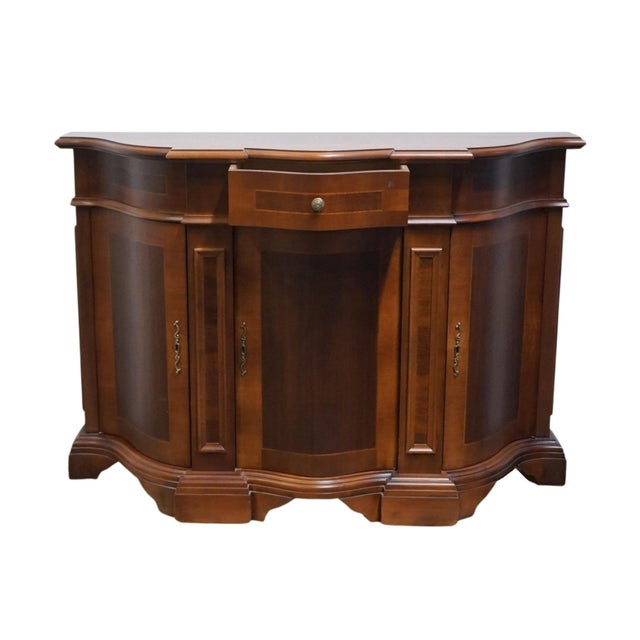 Late 20th Century Hekman Furniture Traditional Contemporary 49" Console Table / Sideboard For Sale - Image 5 of 14