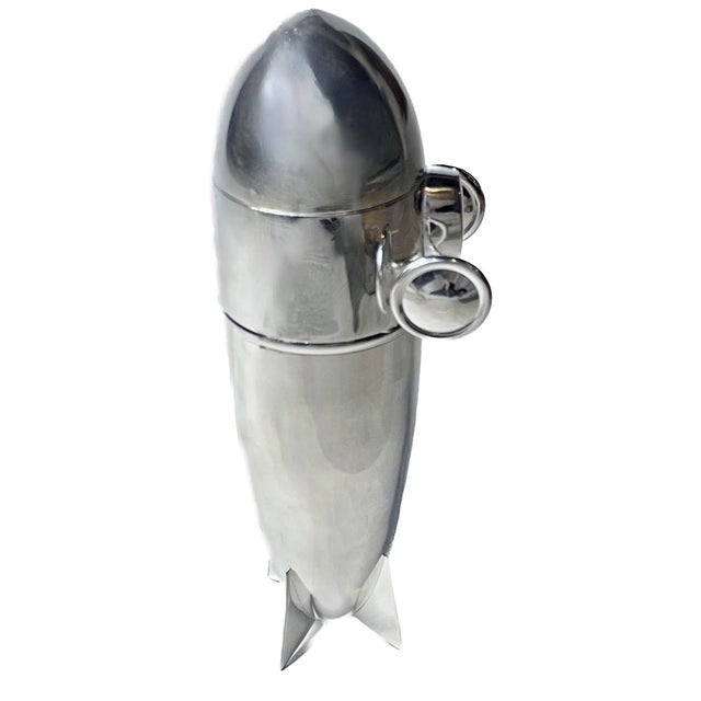 ZEPPELIN SHAKER 40 シルバー 未使用品 Vintage Art Deco Silver Zeppelin Cocktail Shaker | Chairish