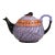 Artisan Lavender Speckle Pottery Teapot For Sale