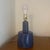 1960s Gordon Martz Ceramic Table Step Lamp in Sapphire Blue For Sale - Image 11 of 11