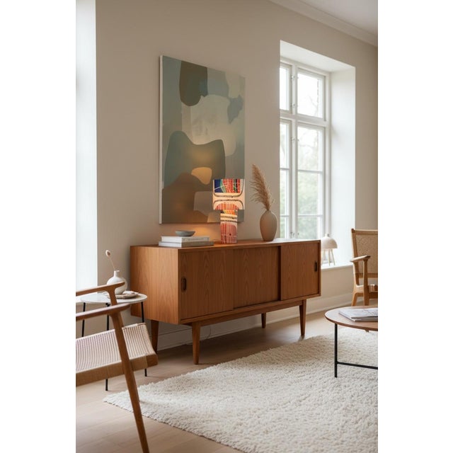 Textile Manhattan Table Lamp by Josef Frank for Svenskt Tenn, 1940s For Sale - Image 7 of 9