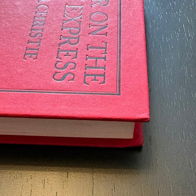 Murder on the Orient Express Agatha Christie Poirot Facsimile Hardcover Book For Sale - Image 15 of 17