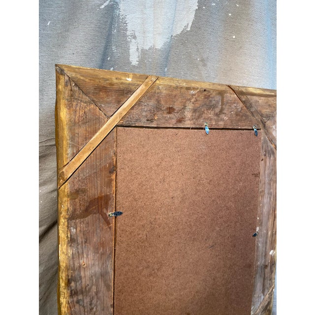 18th Century French Frame With Modern Contemporary Art For Sale In Los Angeles - Image 6 of 6