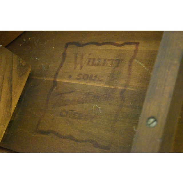 1960s Solid Cherry Dining Table by Willett Furniture For Sale - Image 12 of 12