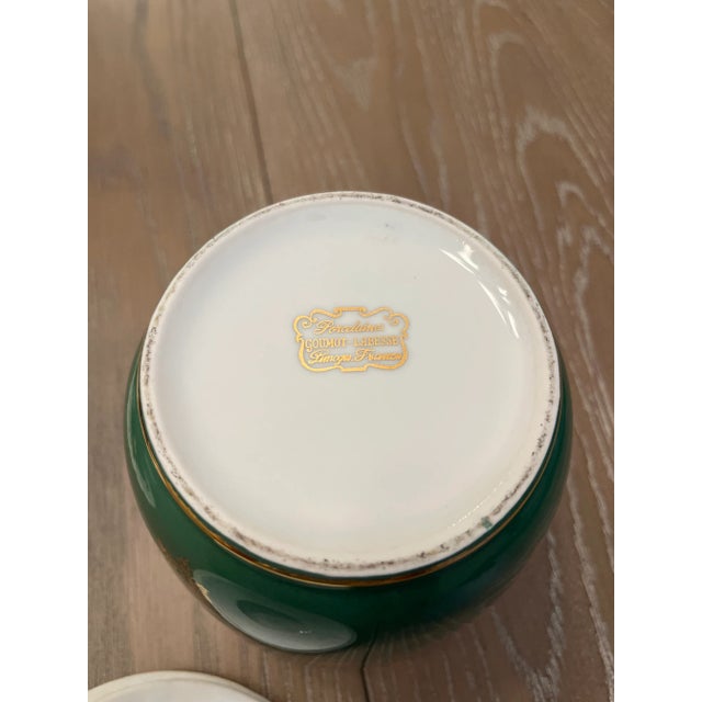 Limoges, France Limoges France Guomot-Labesse Porcelaines Ginger/Lidded Jar For Sale - Image 4 of 10