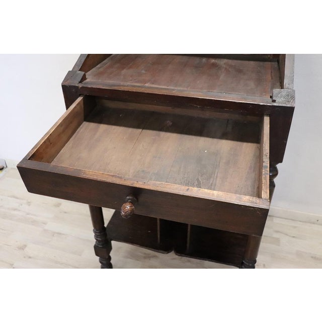 Antique 19th Century Writing and Reading Stand in Poplar Wood For Sale - Image 4 of 13