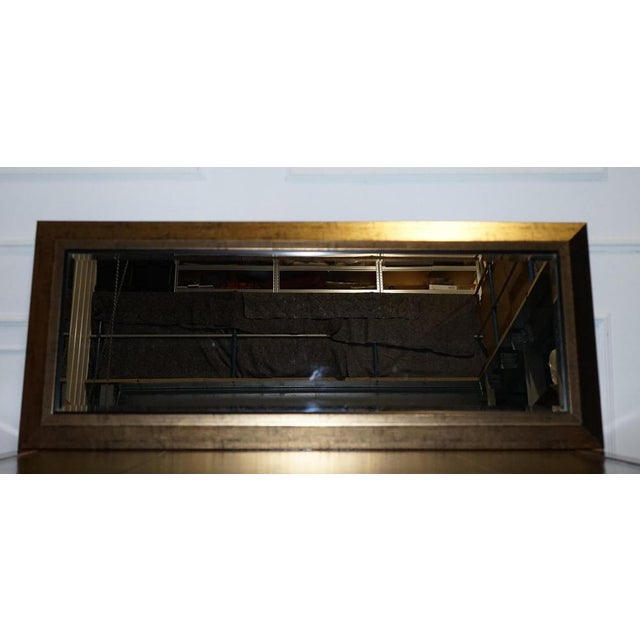 Vintage Golden Bevelled Wall Mirror For Sale - Image 6 of 9