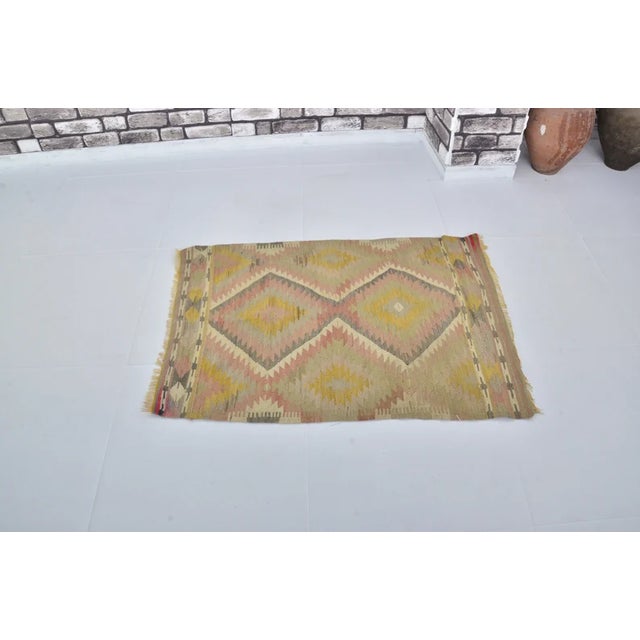 Handmade wool and cotton rug in Turkish Anatolia Carpet, Vintage Oushak Rug, Turkish Vintage Anatolian Rug, Handmade wool...