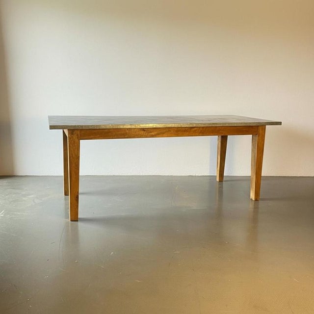Mangowood Table with Zinc Top by House Doctor, Denmark For Sale - Image 8 of 8