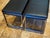Mid-Century Modern Pair of Contemporary Aramith Fusion Stainless Steel & Leatherette Benches For Sale - Image 3 of 12