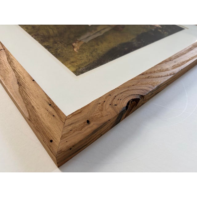 2020s Andrew Wyeth’s “The Berry Picker” Framed in American Chestnut For Sale - Image 5 of 9