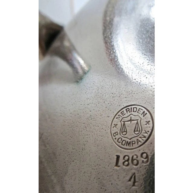 Metal Silver Plated Covered Tureen With Deer and Ram Motif, Circa 1885, Meriden For Sale - Image 7 of 7