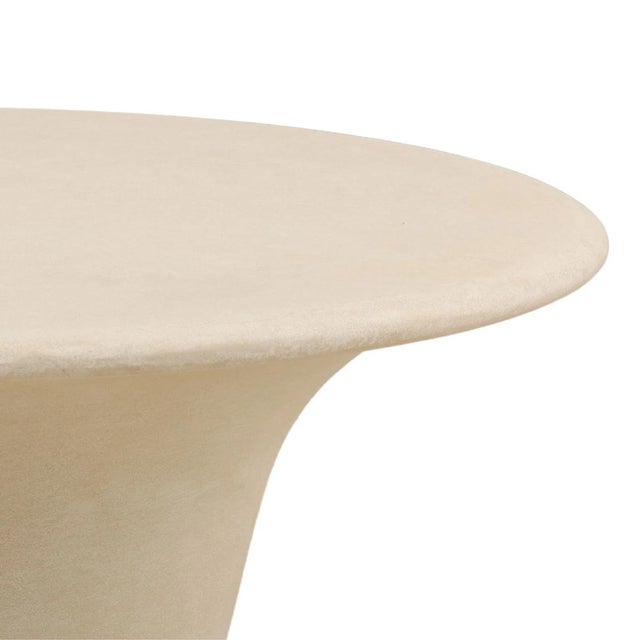 Contemporary Modern Solstice Pedestal Outdoor Coffee Table For Sale - Image 3 of 4