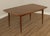 High Quality Vintage Walnut Rounded Rectangular Dining Table, Includes Table Pads and Two Leaves, by Broyhill (Not Labeled)