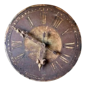 Large Antique German Clock Face