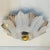 Flower Shell White Sand Ceramic Wall Light attributed to Hustadt Keramik, Germany, 1970s For Sale - Image 4 of 13