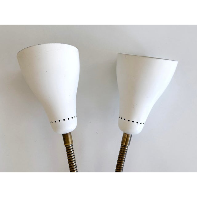 Mid-Century Modern Gooseneck Wall Lamp, Italy, 1950s For Sale - Image 17 of 18