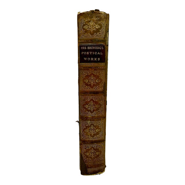 Antique Poetical Works of Elizabeth Barrett Browning Complete Edition Published by Thomas Y. Crowell & Company New York 1887 For Sale
