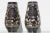 Chocolate Pair of }Asian Mid 20th Century Vases For Sale - Image 8 of 8