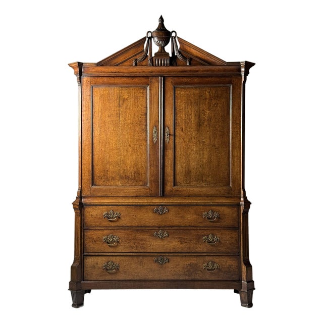 Antique Dutch Cabinet, 1800s For Sale