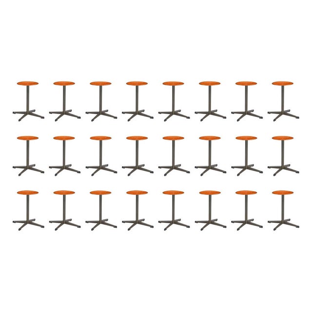 Plywood and Metal Stool, the Netherlands, 1970s For Sale - Image 14 of 14