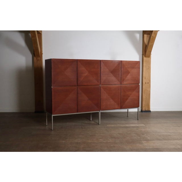 Pointe De Diamant Highboards by Philippon and Lecoq for Behr, 1960s For Sale - Image 11 of 18