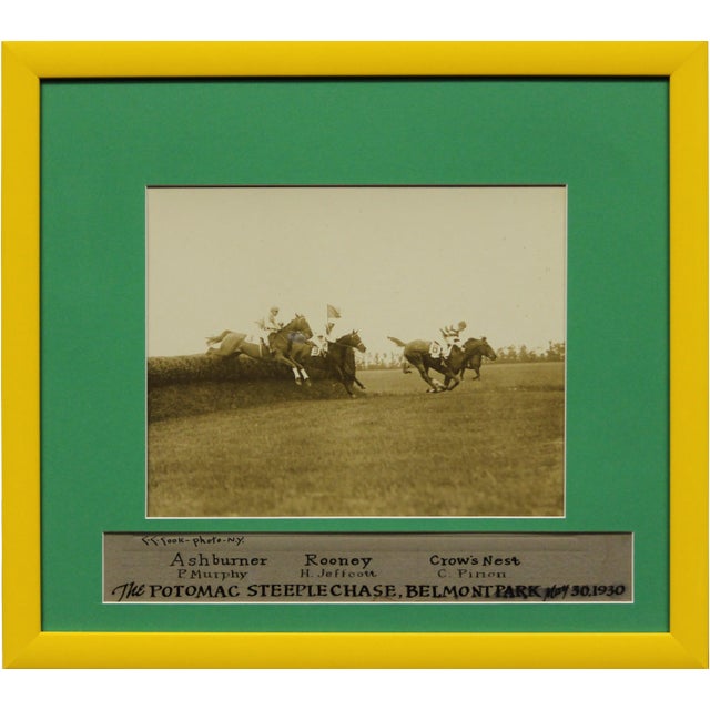 "The Potomac Steeplechase" Black & White Photo For Sale