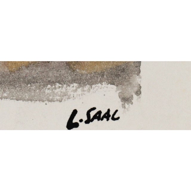 Entitled Critchfield Estate, this 1967 watercolor on paper city scene is by Russian-born artist Leo Saal (1912-1996). Saal...