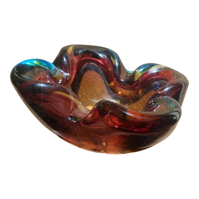 Murano Glass Ashtray or Catchall For Sale