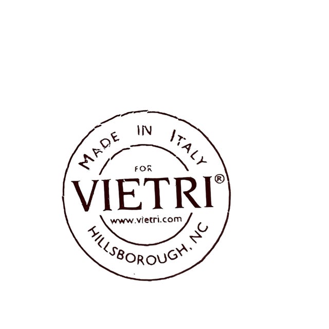 Farmhouse Vintage Vietri Basilico Italian Pottery Dinner Plate Set of 8 For Sale - Image 3 of 3