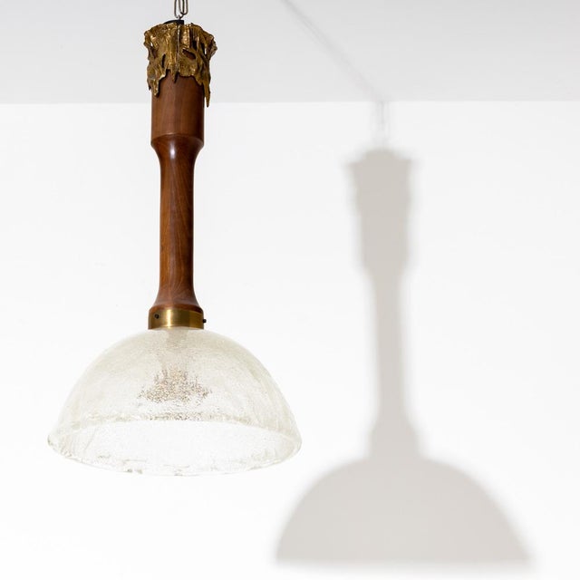 Mid-Century Modern Vintage Italian Ceiling Lamp by Angelo Brotto, 1980s For Sale - Image 3 of 8