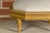 French Neoclassical 19th Century Carved Giltwood Footstool with Linen Upholstery For Sale - Image 10 of 12