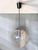 Globe Pendant Light in Blown Bubble Glass and Chrome Frame, Germany, 1970s For Sale - Image 9 of 9